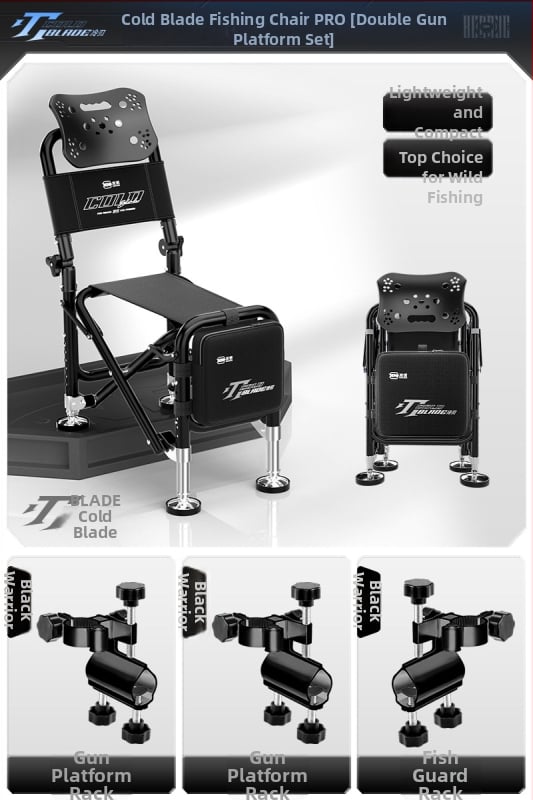 Benno žvejybos kėdė iš aliuminio lydinio, sulankstoma, nešiojama, daugiafunkcinė