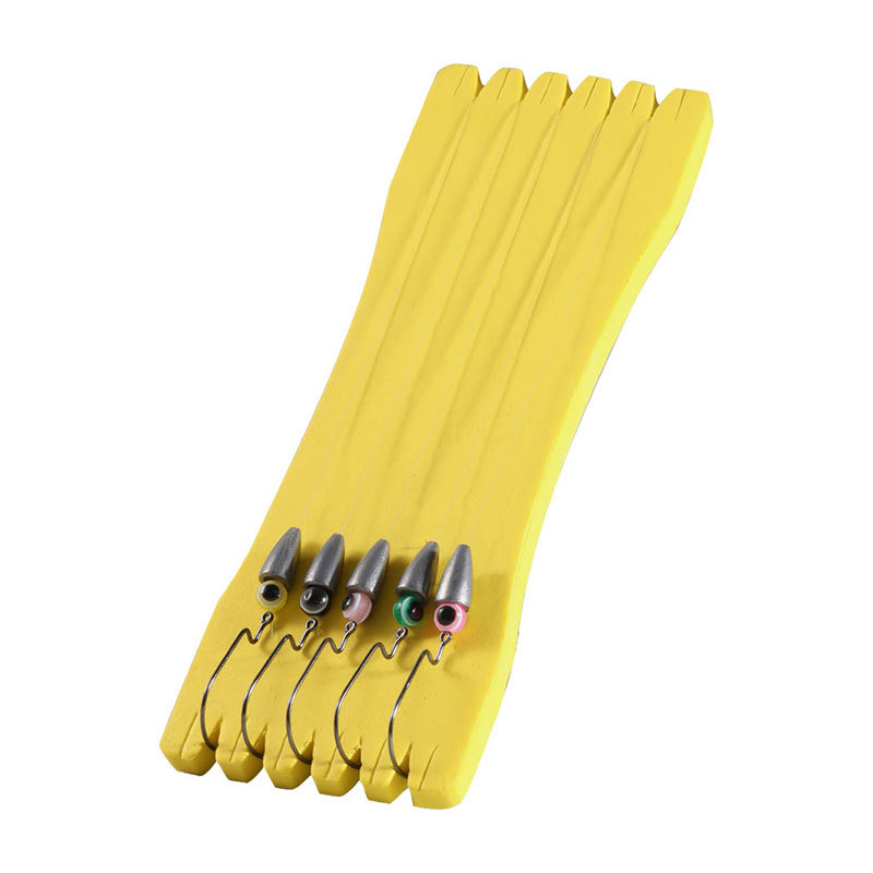 Texas rig žvejybos rinkinys su crank kabliais, švino galva, 1-asis kablis, sujungta linija ir minkštos masalų su T uodega