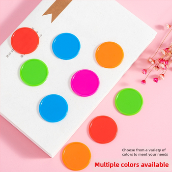 Jetoane educaționale - Monede circulare din plastic pentru premii la grădiniță (fără personalizare)