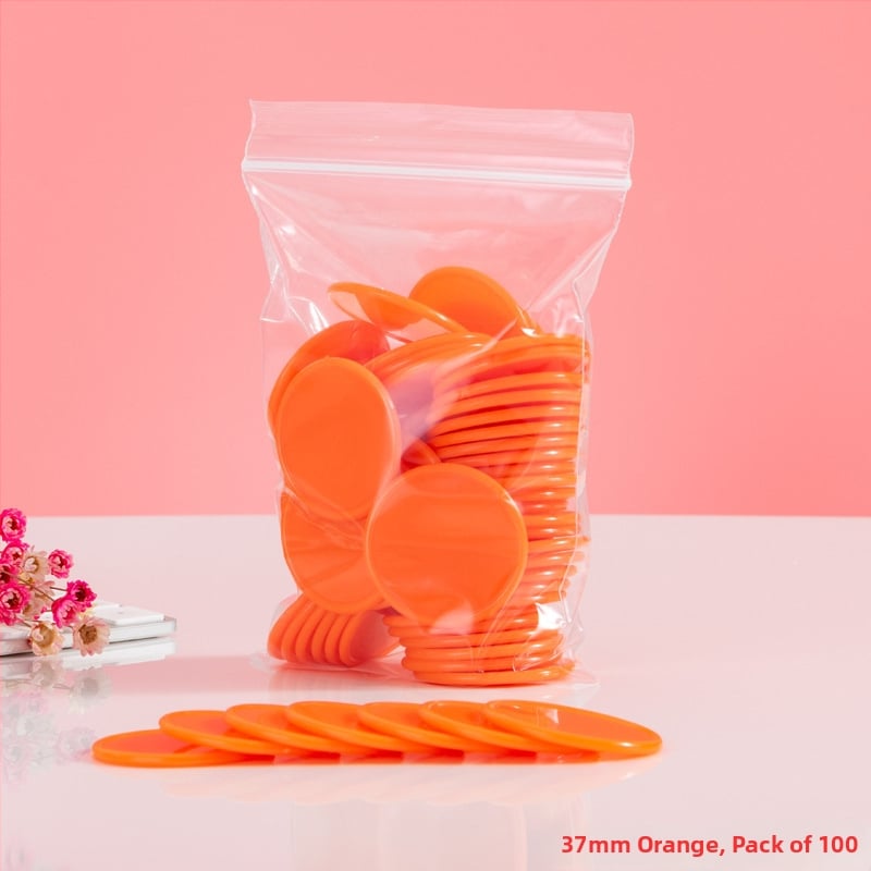 Jetoane educaționale - Monede circulare din plastic pentru premii la grădiniță (fără personalizare)