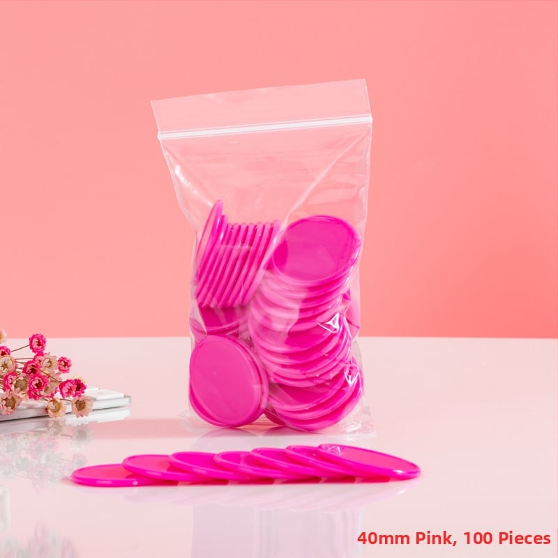 Jetoane educaționale - Monede circulare din plastic pentru premii la grădiniță (fără personalizare)