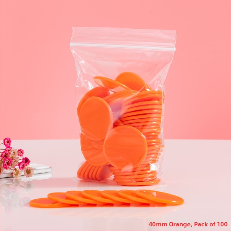 Jetoane educaționale - Monede circulare din plastic pentru premii la grădiniță (fără personalizare)