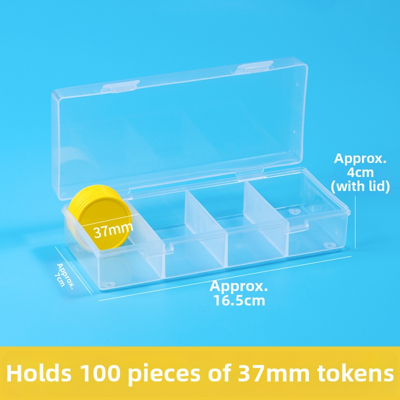 Jetoane educaționale - Monede circulare din plastic pentru premii la grădiniță (fără personalizare)