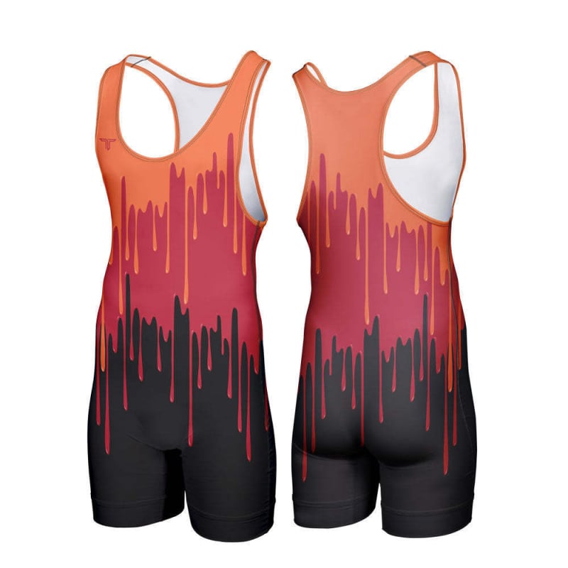 Imtynių vientisas treniruočių kostiumas, prakaitą sugeriantis Lycra audinys, 89% poliesterio pamušalas, vientisas raštas, suaugusiųjų unisex