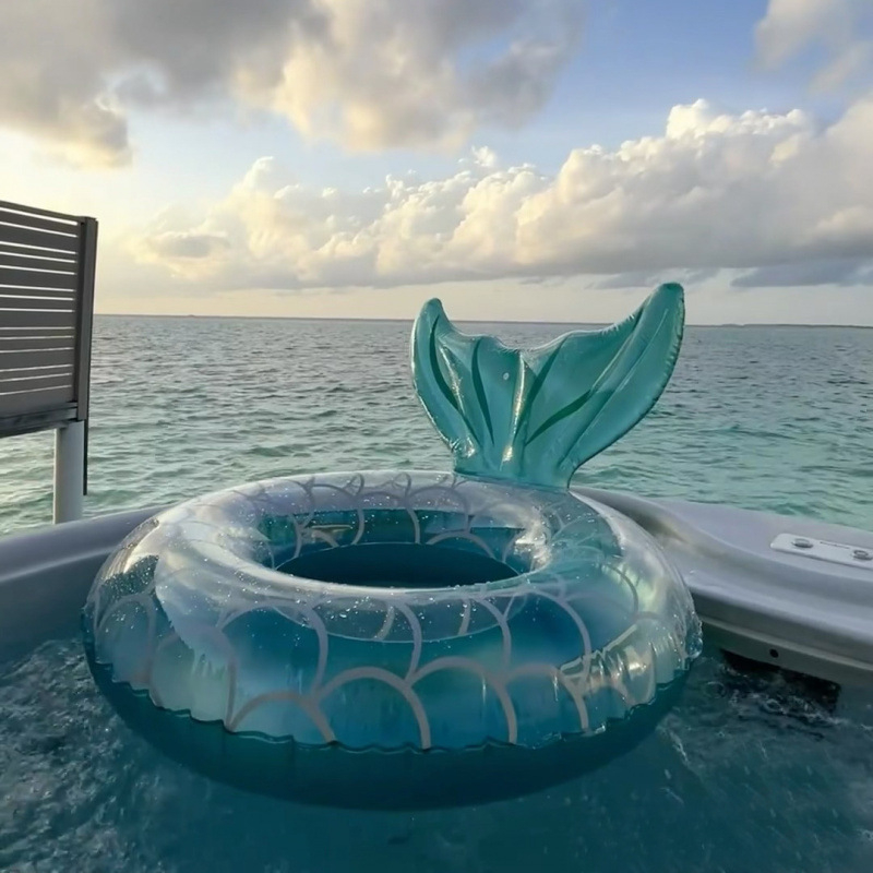 Bērnu peldringas gredzens, PVC, viendabīgs raksts, piemērots peldēšanai un staigāšanai pa ūdeni