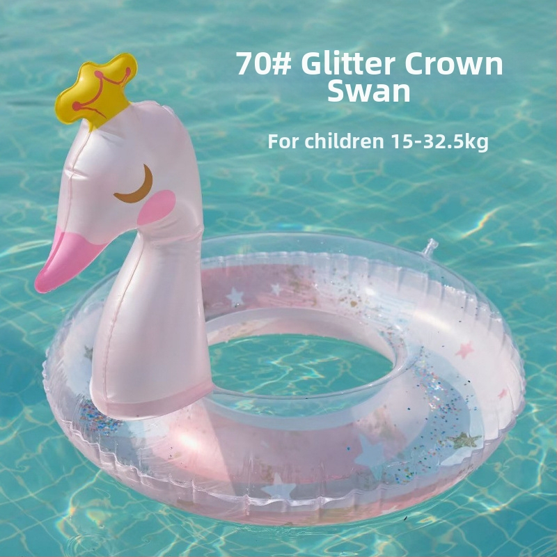 Bērnu peldringas gredzens, PVC, viendabīgs raksts, piemērots peldēšanai un staigāšanai pa ūdeni