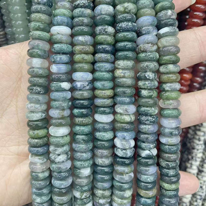 Χάντρες αβακού — Φυσικός Λίθος, Κομψό Σχέδιο, Λείανση και Γυάλισμα, Καλοκαίρι 2025