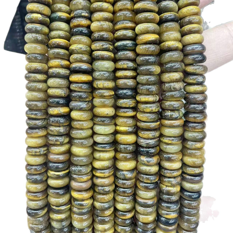 Χάντρες αβακού — Φυσικός Λίθος, Κομψό Σχέδιο, Λείανση και Γυάλισμα, Καλοκαίρι 2025