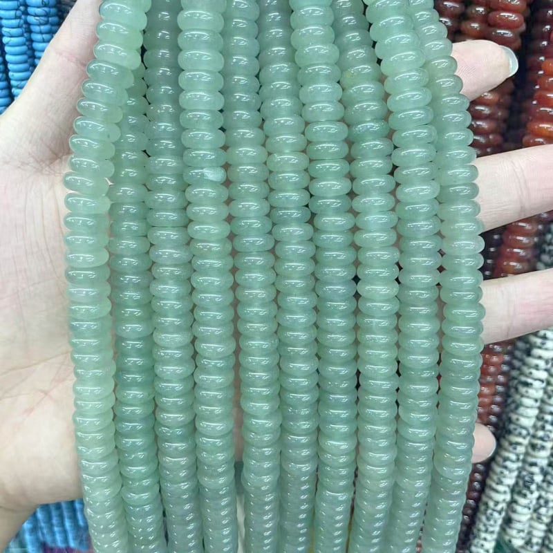 Χάντρες αβακού — Φυσικός Λίθος, Κομψό Σχέδιο, Λείανση και Γυάλισμα, Καλοκαίρι 2025