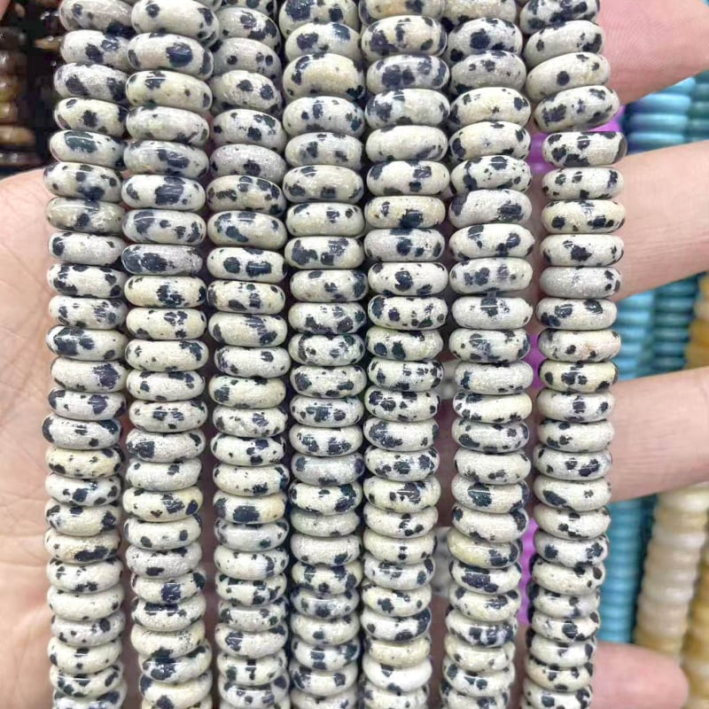 Χάντρες αβακού — Φυσικός Λίθος, Κομψό Σχέδιο, Λείανση και Γυάλισμα, Καλοκαίρι 2025