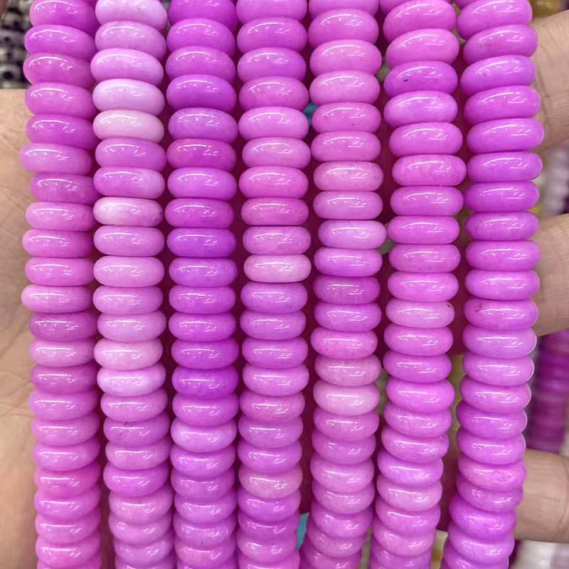 Χάντρες αβακού — Φυσικός Λίθος, Κομψό Σχέδιο, Λείανση και Γυάλισμα, Καλοκαίρι 2025