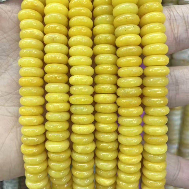 Χάντρες αβακού — Φυσικός Λίθος, Κομψό Σχέδιο, Λείανση και Γυάλισμα, Καλοκαίρι 2025