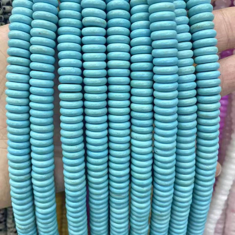 Χάντρες αβακού — Φυσικός Λίθος, Κομψό Σχέδιο, Λείανση και Γυάλισμα, Καλοκαίρι 2025