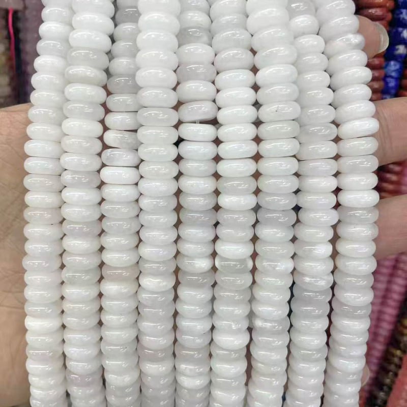 Χάντρες αβακού — Φυσικός Λίθος, Κομψό Σχέδιο, Λείανση και Γυάλισμα, Καλοκαίρι 2025