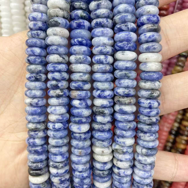 Χάντρες αβακού — Φυσικός Λίθος, Κομψό Σχέδιο, Λείανση και Γυάλισμα, Καλοκαίρι 2025