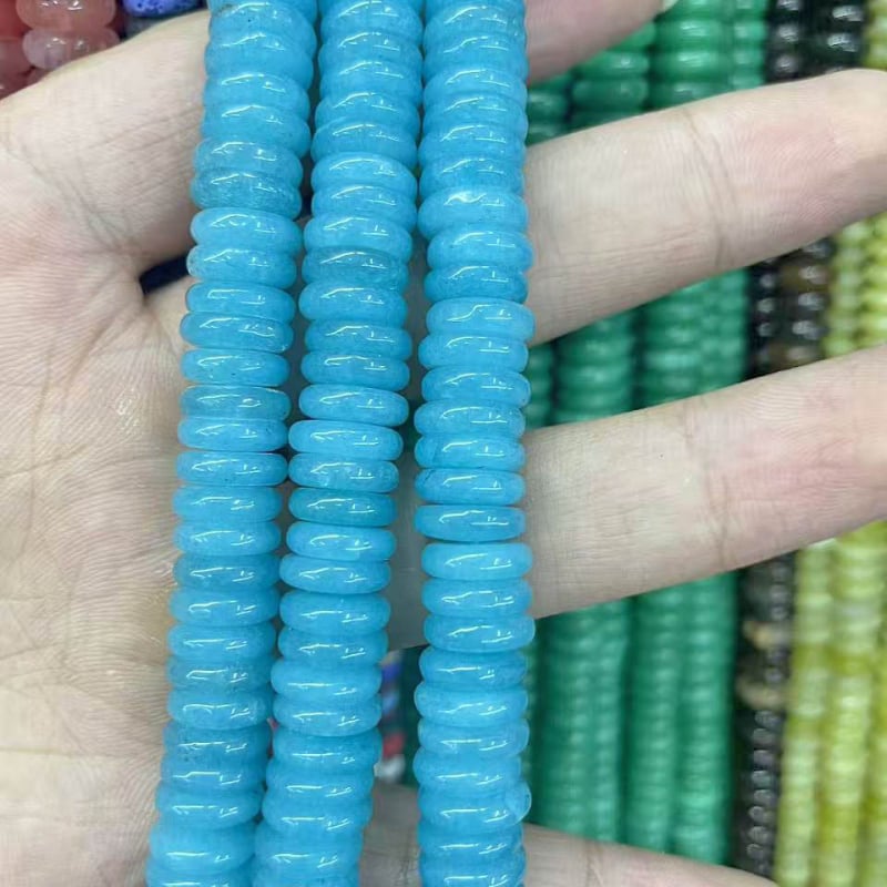 Χάντρες αβακού — Φυσικός Λίθος, Κομψό Σχέδιο, Λείανση και Γυάλισμα, Καλοκαίρι 2025