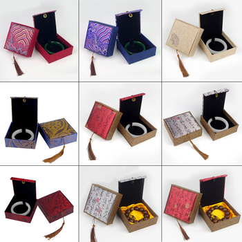 Kutija za nakit s motívom bakrene novčića na lanenom uzorku, papir/karton konstrukcija, karton pakiranje