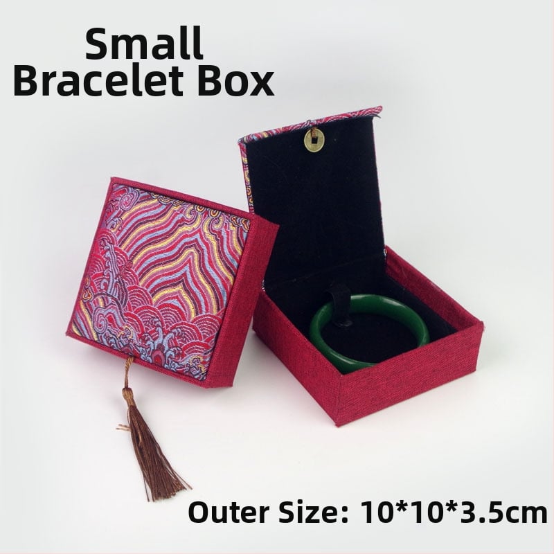 Kutija za nakit s motívom bakrene novčića na lanenom uzorku, papir/karton konstrukcija, karton pakiranje