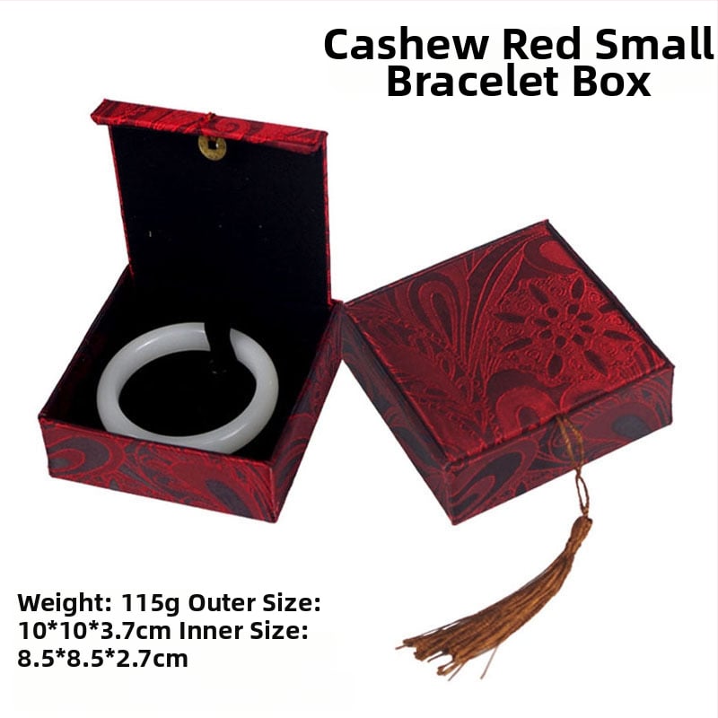 Kutija za nakit s motívom bakrene novčića na lanenom uzorku, papir/karton konstrukcija, karton pakiranje