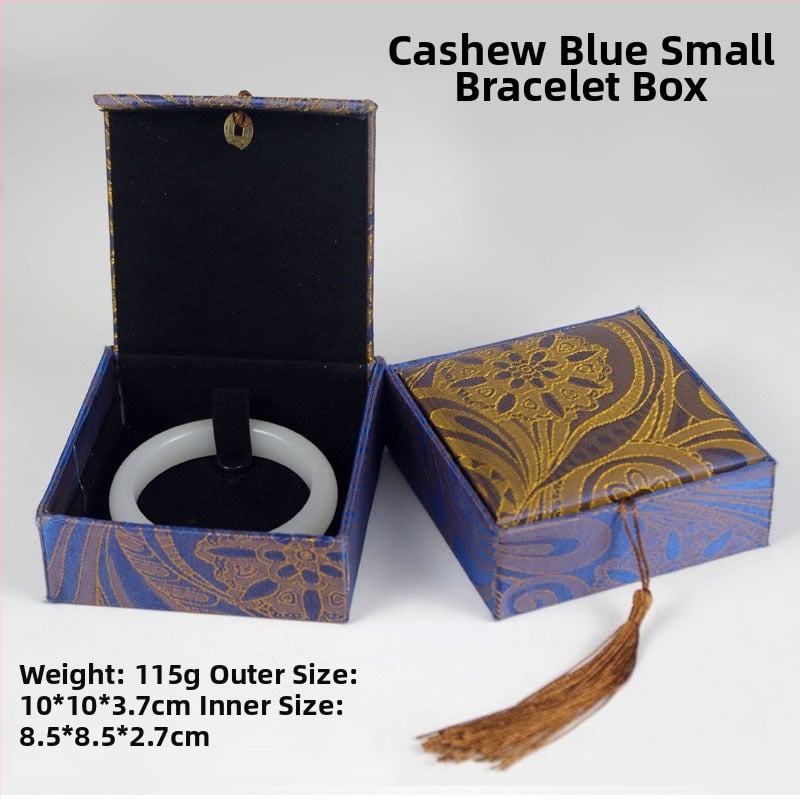 Kutija za nakit s motívom bakrene novčića na lanenom uzorku, papir/karton konstrukcija, karton pakiranje