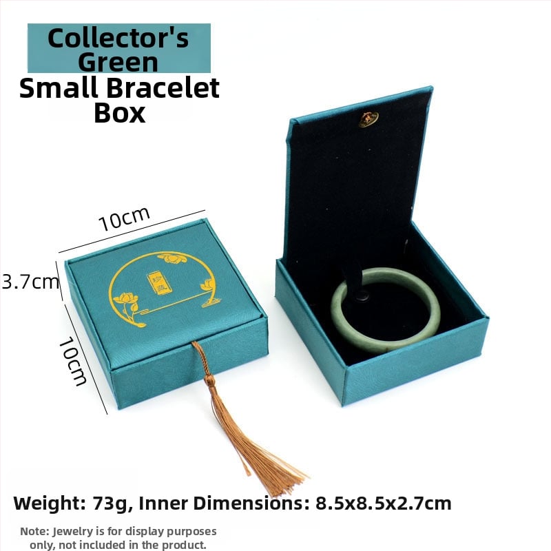 Kutija za nakit s motívom bakrene novčića na lanenom uzorku, papir/karton konstrukcija, karton pakiranje