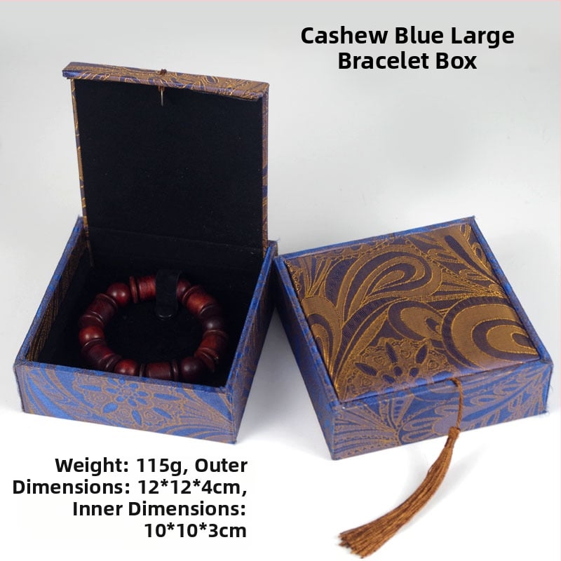 Kutija za nakit s motívom bakrene novčića na lanenom uzorku, papir/karton konstrukcija, karton pakiranje