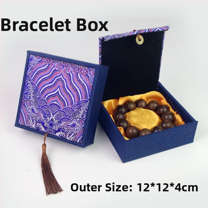 Kutija za nakit s motívom bakrene novčića na lanenom uzorku, papir/karton konstrukcija, karton pakiranje