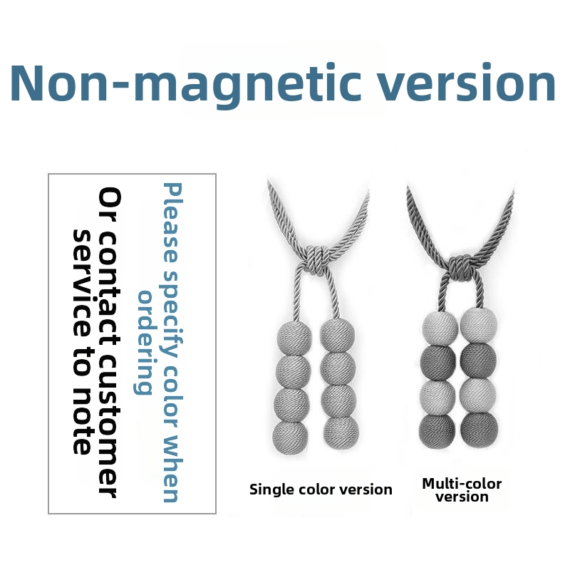 Magnatinė užuolaidų sagtis su kilpa – Europos stilius, audinys, be skylės, šiuolaikiškas minimalistinis dizainas