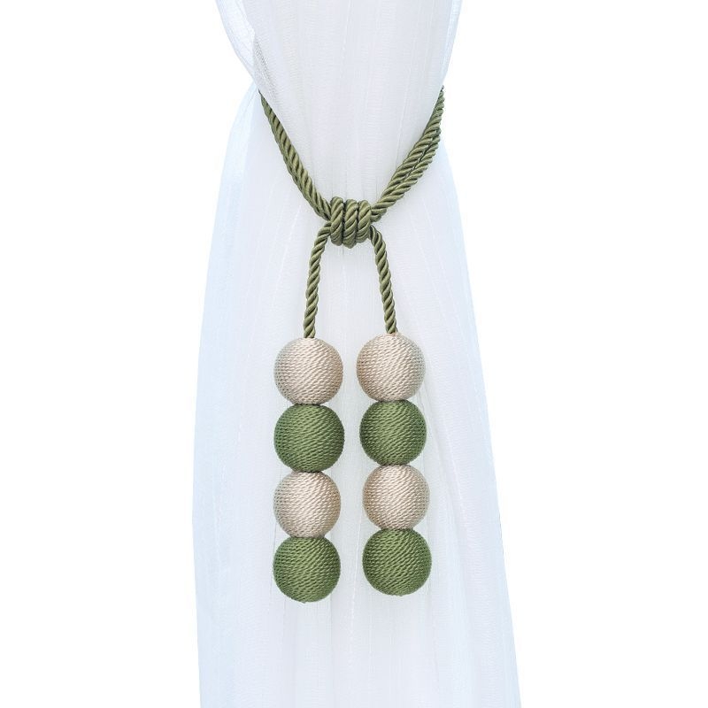 Magnatinė užuolaidų sagtis su kilpa – Europos stilius, audinys, be skylės, šiuolaikiškas minimalistinis dizainas