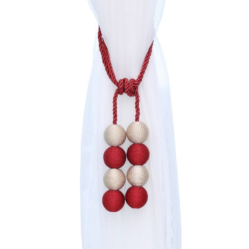 Magnatinė užuolaidų sagtis su kilpa – Europos stilius, audinys, be skylės, šiuolaikiškas minimalistinis dizainas