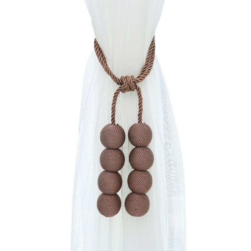 Magnatinė užuolaidų sagtis su kilpa – Europos stilius, audinys, be skylės, šiuolaikiškas minimalistinis dizainas