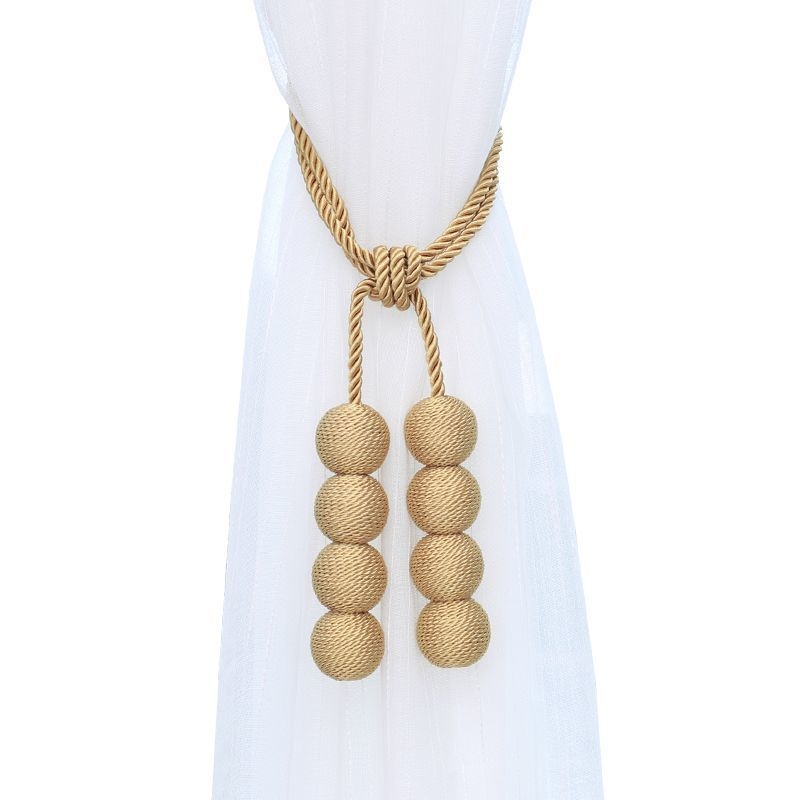 Magnatinė užuolaidų sagtis su kilpa – Europos stilius, audinys, be skylės, šiuolaikiškas minimalistinis dizainas