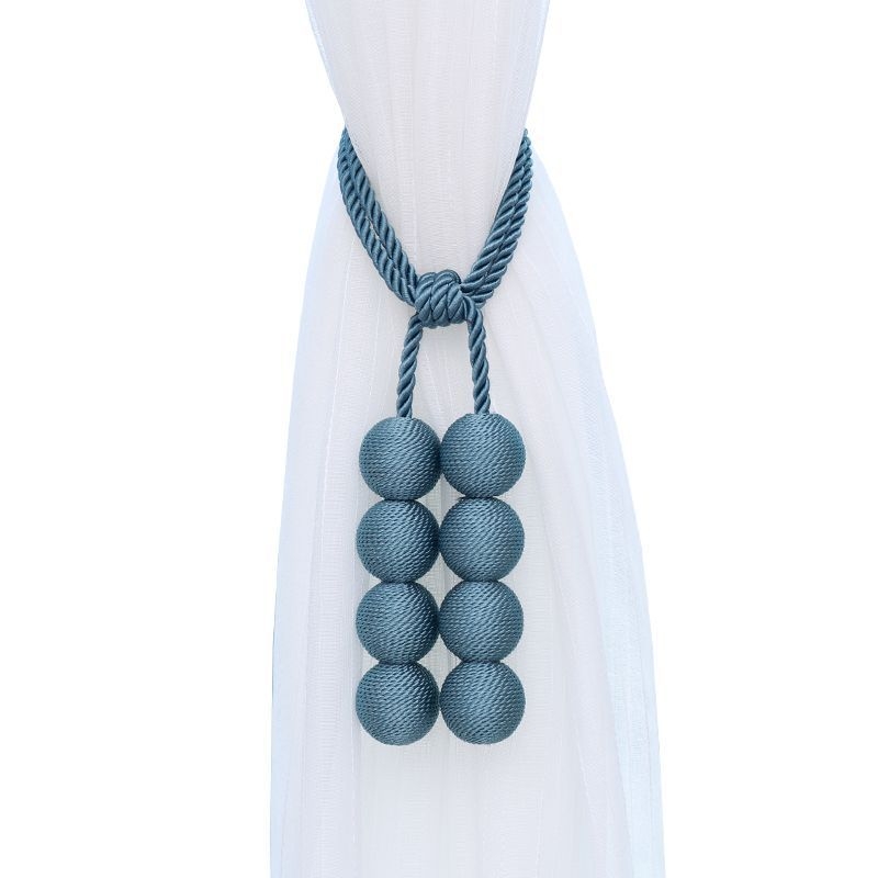 Magnatinė užuolaidų sagtis su kilpa – Europos stilius, audinys, be skylės, šiuolaikiškas minimalistinis dizainas