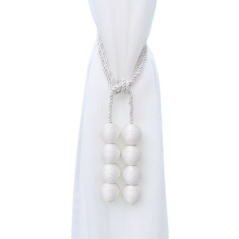 Magnatinė užuolaidų sagtis su kilpa – Europos stilius, audinys, be skylės, šiuolaikiškas minimalistinis dizainas