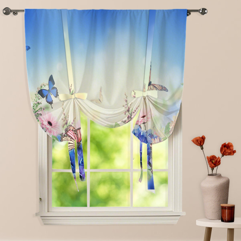 Užuolaidų rišikliai – pastoralinio stiliaus, poliesterio pluoštas, pritaikomi