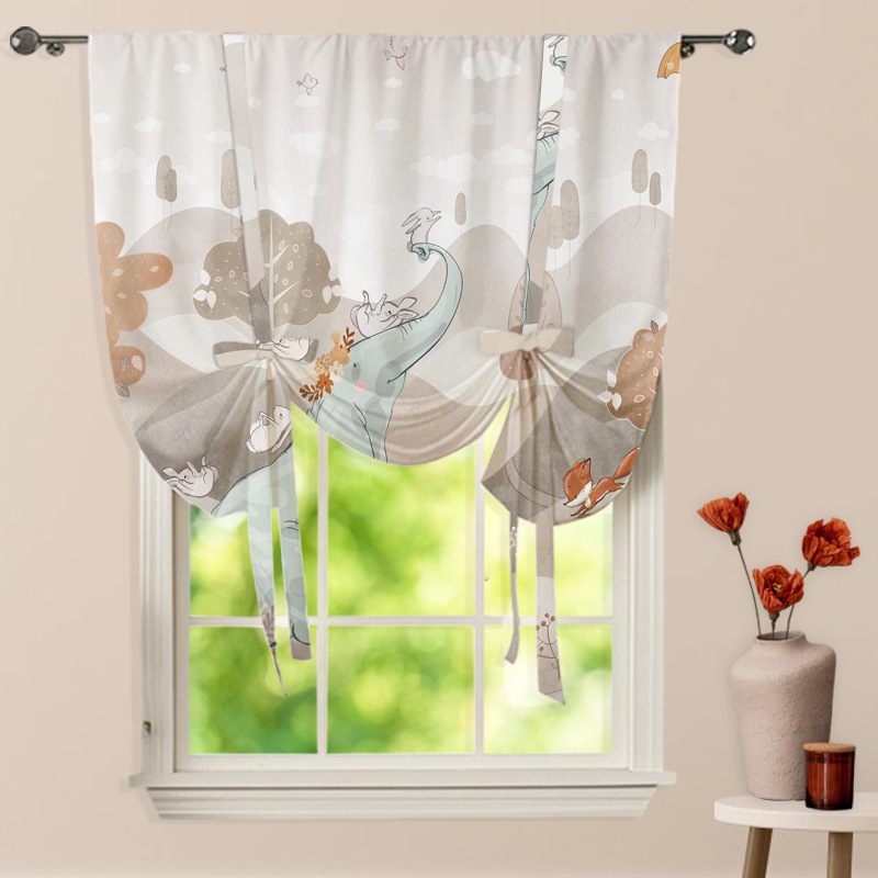 Užuolaidų rišikliai – pastoralinio stiliaus, poliesterio pluoštas, pritaikomi