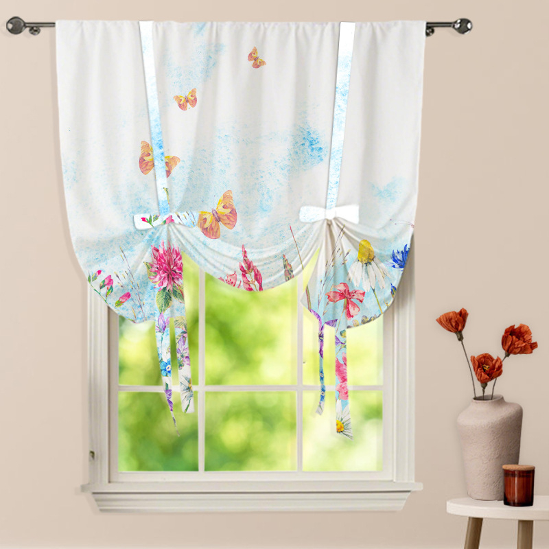 Užuolaidų rišikliai – pastoralinio stiliaus, poliesterio pluoštas, pritaikomi