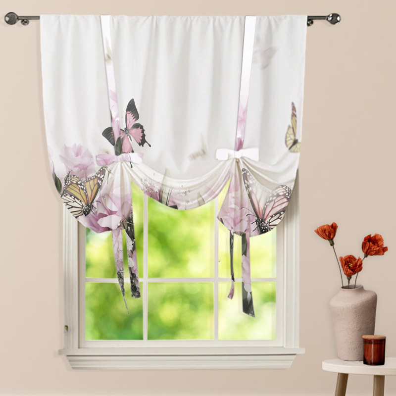 Užuolaidų rišikliai – pastoralinio stiliaus, poliesterio pluoštas, pritaikomi