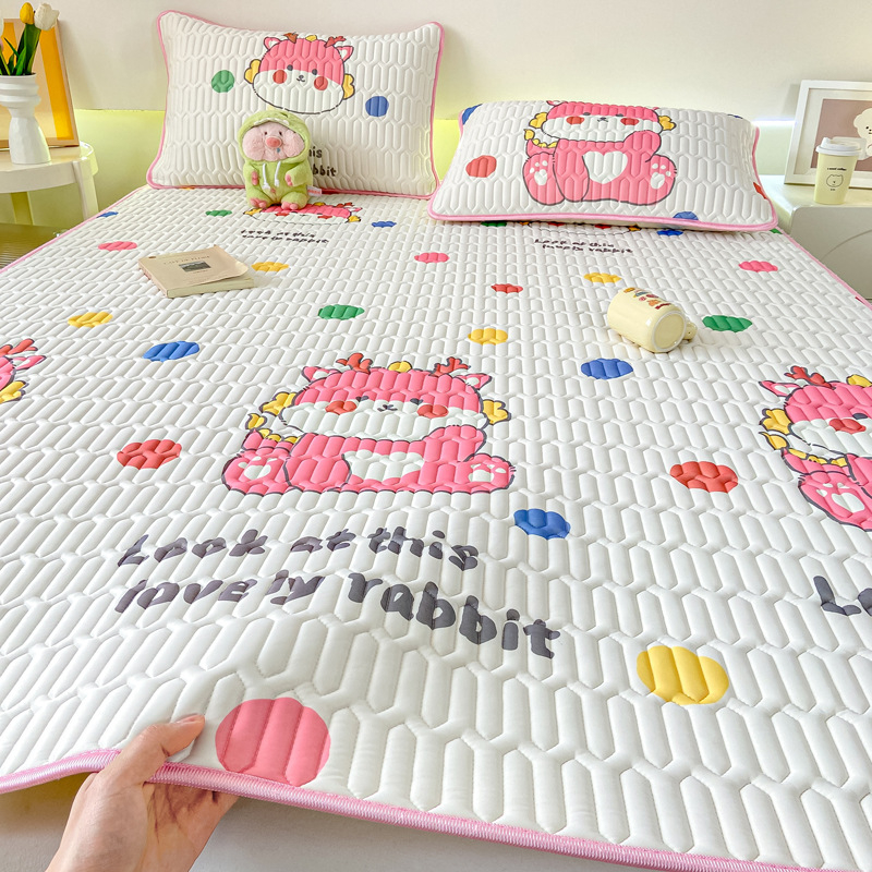 Latekso miego kilimėlis su silkscreen gėlių raštu; natūralus lateksas, latekso sudėtis 80-90%, šiuolaikinis minimalistinis stilius