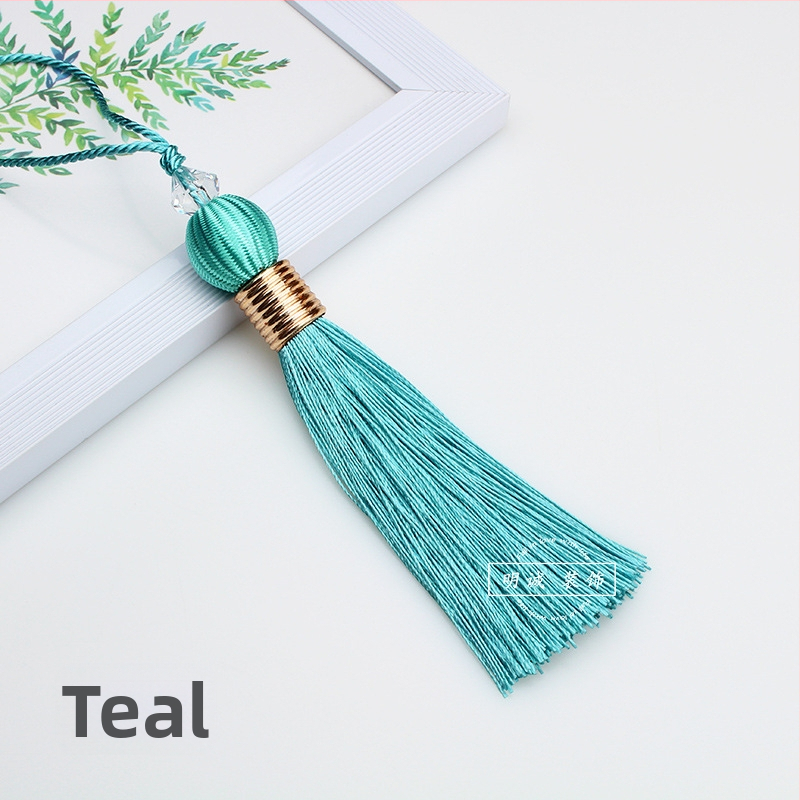 Užuolaidų kutai pakabukas su kamuoliu — audinys, paprastas ir šiuolaikiškas stilius, prekės ženklas ohter, kodas Tta1021460783