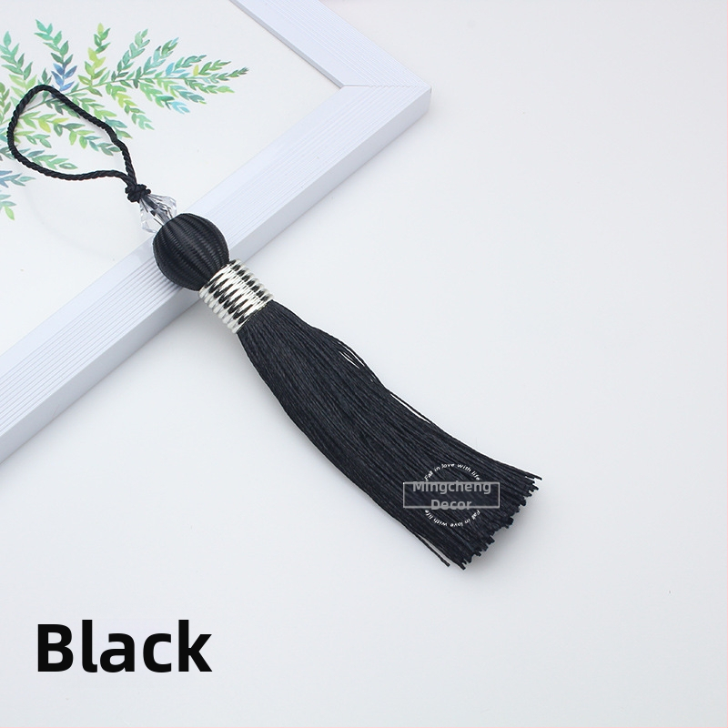 Užuolaidų kutai pakabukas su kamuoliu — audinys, paprastas ir šiuolaikiškas stilius, prekės ženklas ohter, kodas Tta1021460783