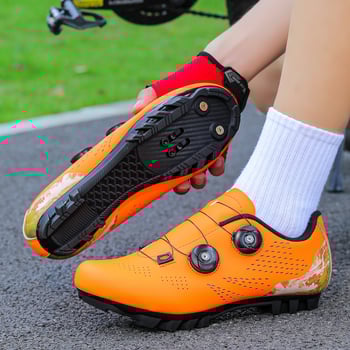 Kalnų ir kelių dviračių bateliai, unisex, be užrakinimo, suderinami su plokščiais pedalas, greitai džiūstantys, kvėpuojantys, neslystantys