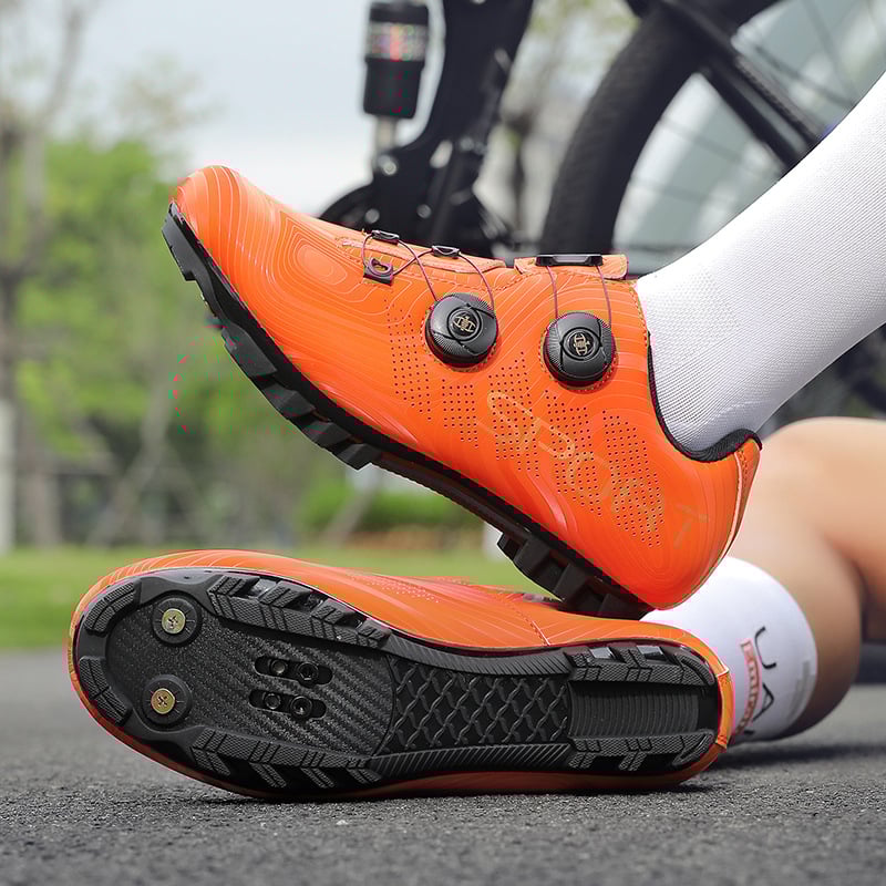 Kalnų ir kelių dviračių bateliai, unisex, be užrakinimo, suderinami su plokščiais pedalas, greitai džiūstantys, kvėpuojantys, neslystantys