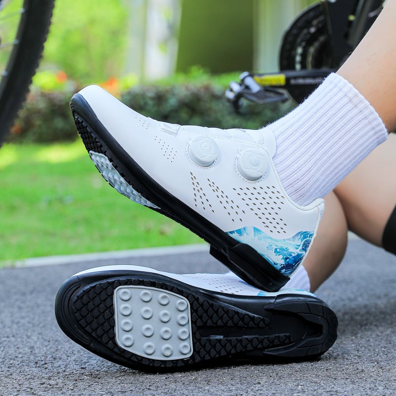 Kalnų ir kelių dviračių bateliai, unisex, be užrakinimo, suderinami su plokščiais pedalas, greitai džiūstantys, kvėpuojantys, neslystantys