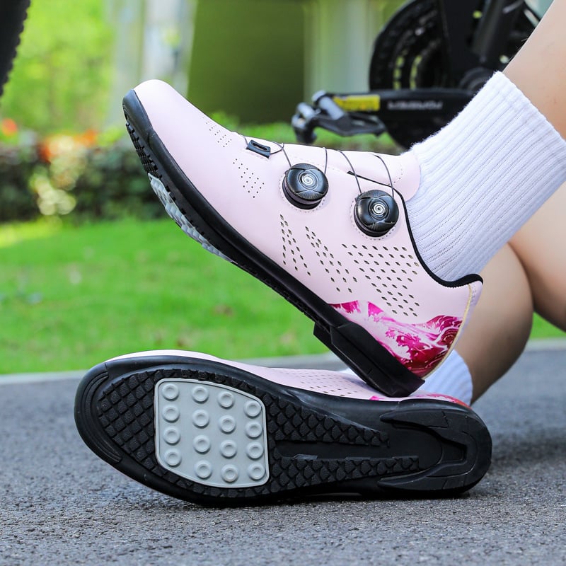 Kalnų ir kelių dviračių bateliai, unisex, be užrakinimo, suderinami su plokščiais pedalas, greitai džiūstantys, kvėpuojantys, neslystantys