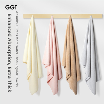 GGT Snow Velvet kupaći ručnik, deblji, bez vlakana, visoka upijanja i brzog sušenja, za kućnu upotrebu | Marka GGT; Materijal Snow Velvet; Težina >500 g; Pređa 32; Proizvodni proces: Drugo