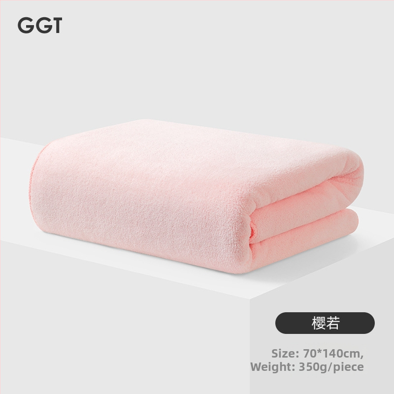 GGT Snow Velvet kupaći ručnik, deblji, bez vlakana, visoka upijanja i brzog sušenja, za kućnu upotrebu | Marka GGT; Materijal Snow Velvet; Težina >500 g; Pređa 32; Proizvodni proces: Drugo