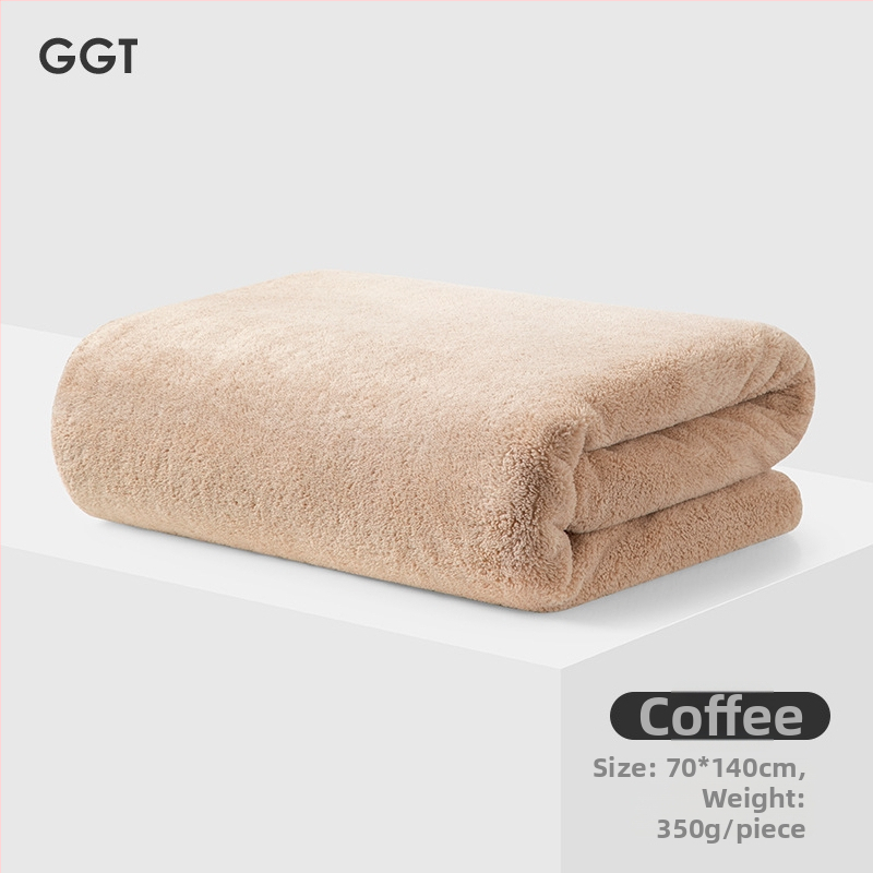 GGT Snow Velvet kupaći ručnik, deblji, bez vlakana, visoka upijanja i brzog sušenja, za kućnu upotrebu | Marka GGT; Materijal Snow Velvet; Težina >500 g; Pređa 32; Proizvodni proces: Drugo