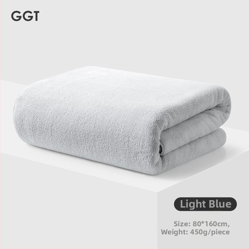 GGT Snow Velvet kupaći ručnik, deblji, bez vlakana, visoka upijanja i brzog sušenja, za kućnu upotrebu | Marka GGT; Materijal Snow Velvet; Težina >500 g; Pređa 32; Proizvodni proces: Drugo