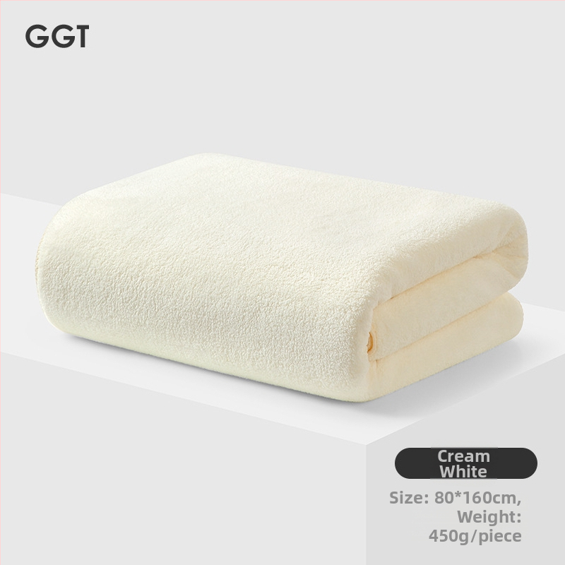 GGT Snow Velvet kupaći ručnik, deblji, bez vlakana, visoka upijanja i brzog sušenja, za kućnu upotrebu | Marka GGT; Materijal Snow Velvet; Težina >500 g; Pređa 32; Proizvodni proces: Drugo